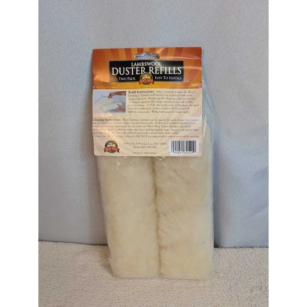 Wool Shop Lambswool Duster Refills Two Pack Ceiling Fan‎ Easy Install